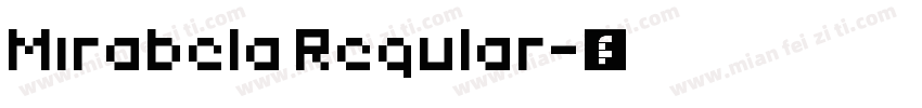 Mirabela Regular字体转换